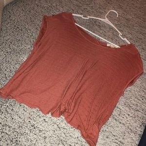 Forever 21 Baggy Open Back Shirt